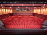 The Playhouse auditorium. This is where the Capulet ball takes place, and will be light in different colours with chandeliers and drapery.